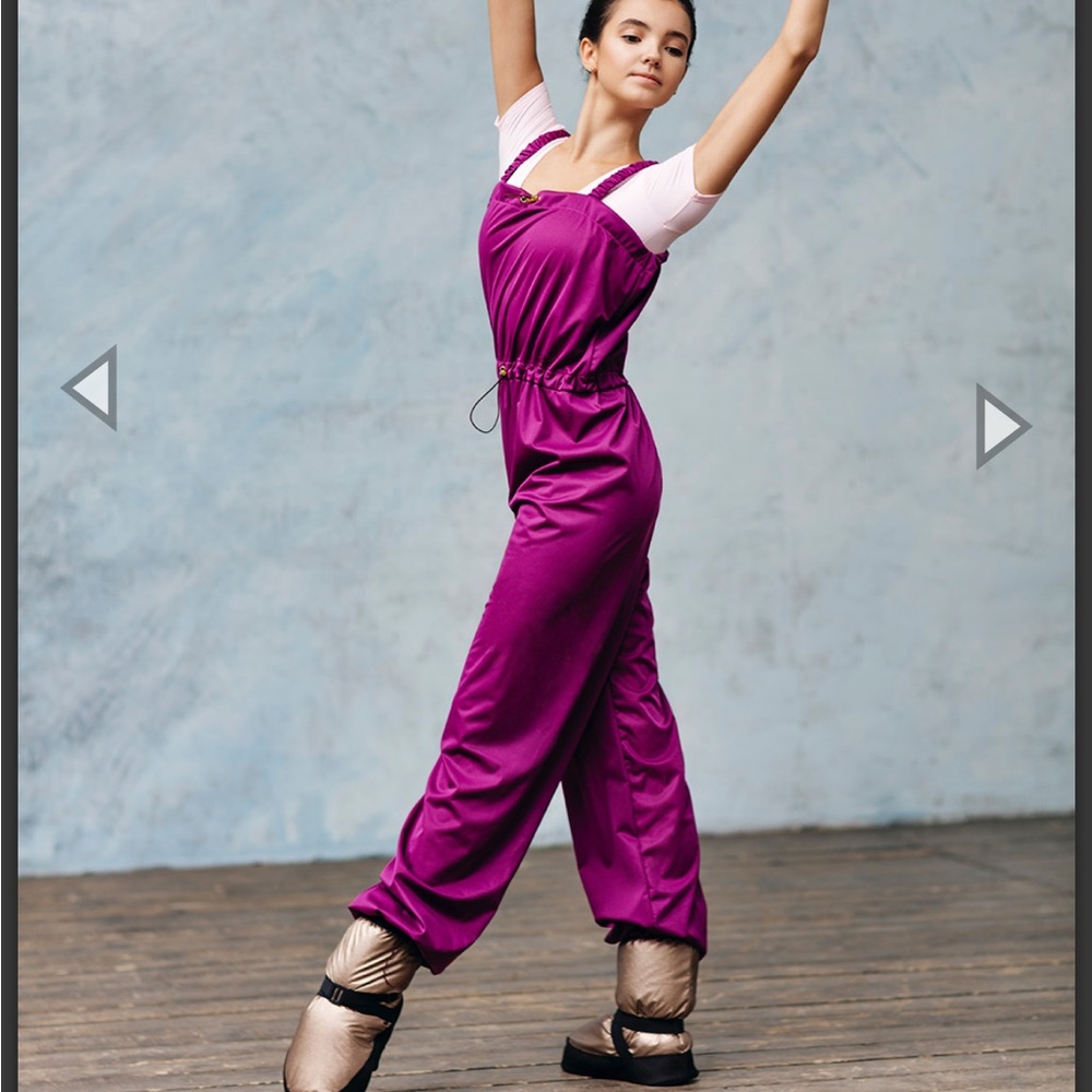 Nikolay silver warmup jumpsuit Small